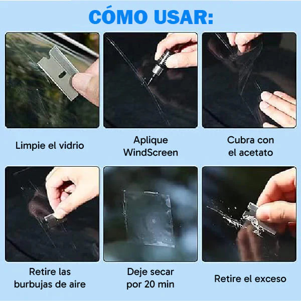 2X1 REPARADOR DE VIDRIO+ENVIO GRATIS